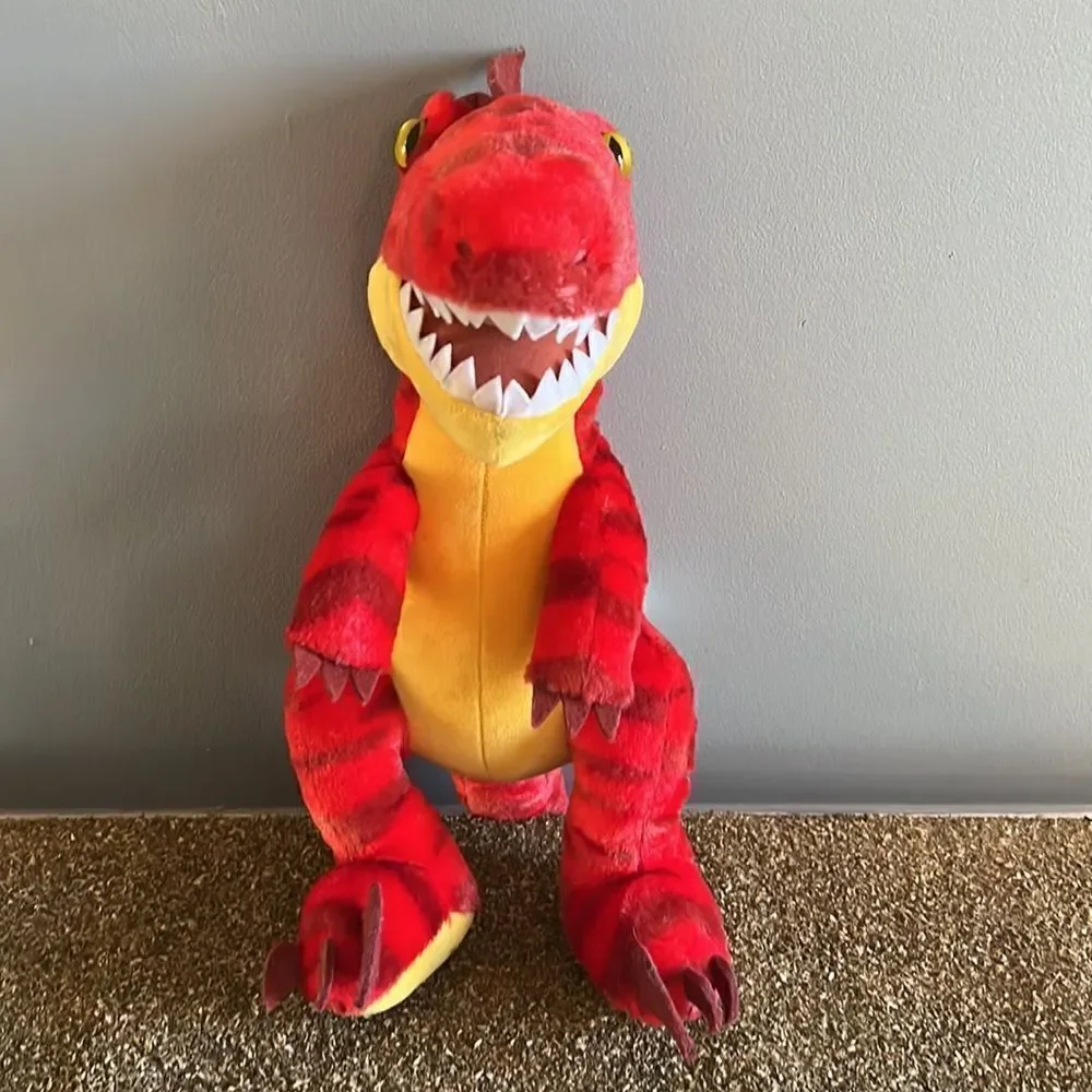 Build a bear Velociraptor Rare stuffed animal dinosaur